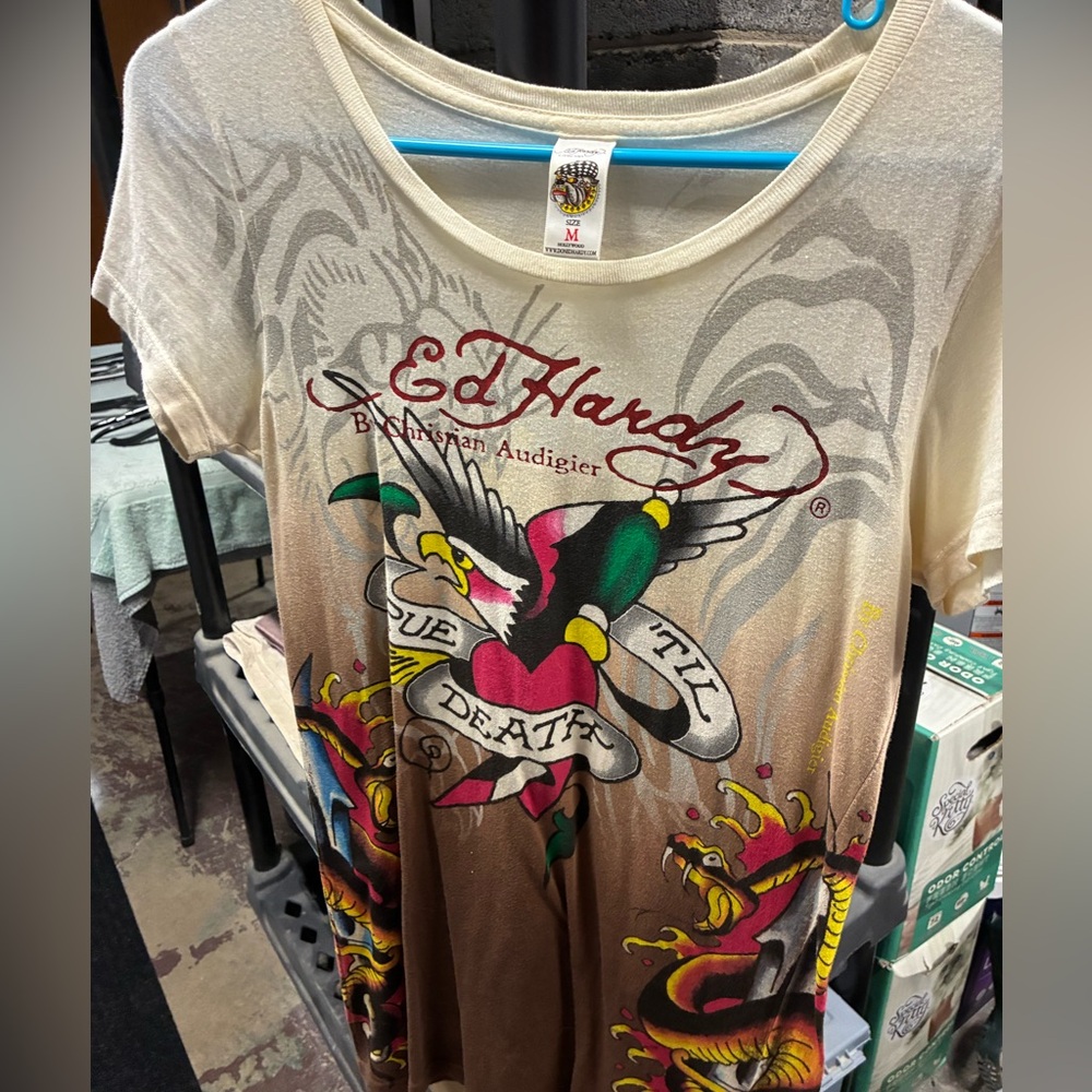 Ed Hardy Graphic T-Shirt